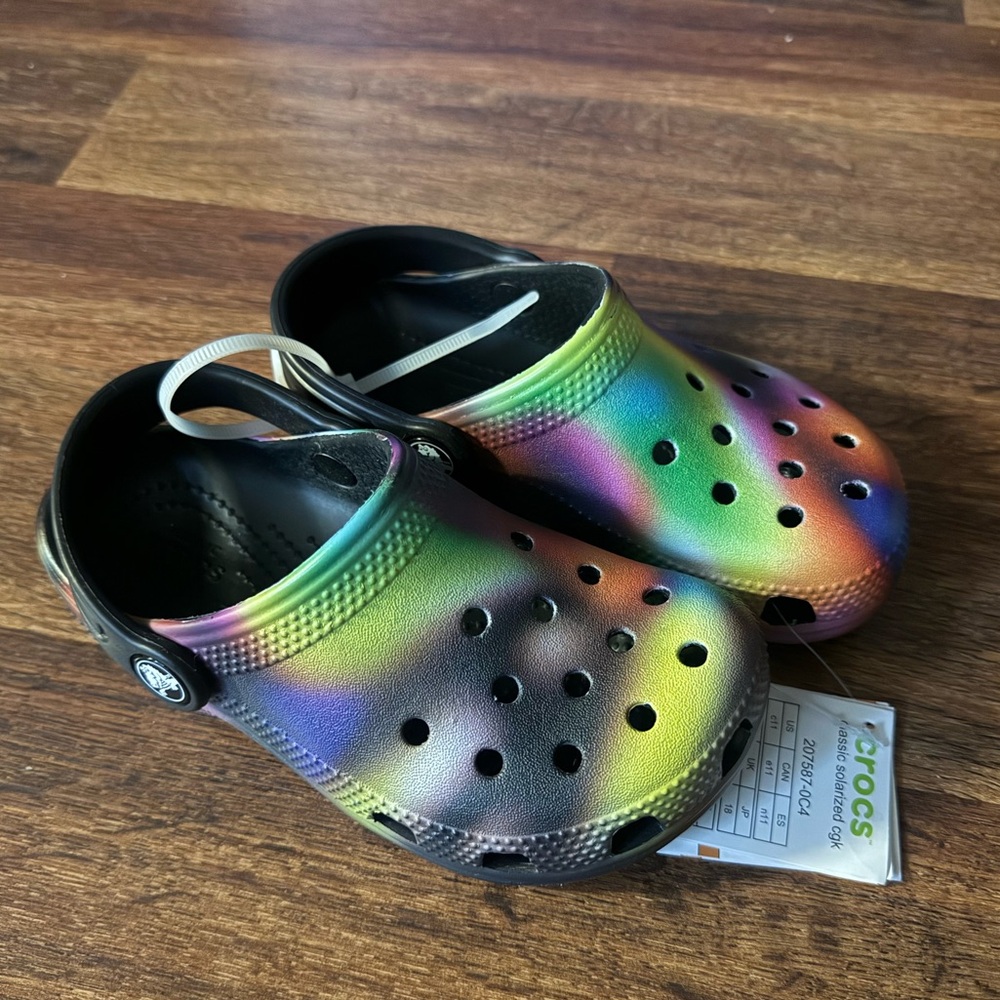 CROCS Kids Multicolor Shoes NWT